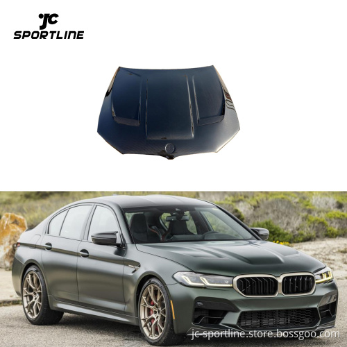 Dry Carbon Fiber Engine Hood for BMW F90 M5 LCI Competition Sedan 2018-2023
